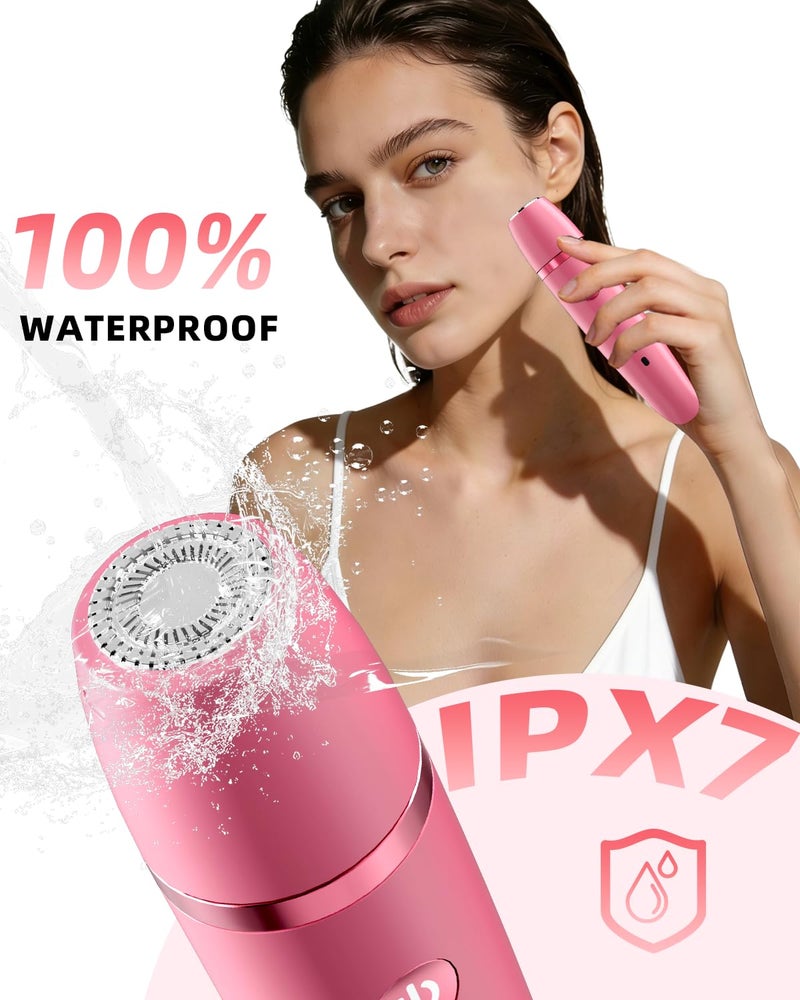 UFREE Bikini Trimmer Electric Razors for Women, Rechargeable Pubic Hair Trimmer Electric Shaver for Legs Body Hair, Bikini Shaver IPX7 Waterproof, Rose Red - Image 5